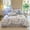 Blue, variant on 100% Cotton Duvet Cover Queen Size, Reversible Floral White Duvet Cover Set with Zipper Closure, 3 Pieces Colorful Butterfly Patterns Bedding Set with 4 Ties (90"x90", 2 Pillow Cases)