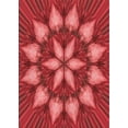 thumbnail image 1 of Ahgly Company Machine Washable Indoor Rectangle Transitional Red Area Rugs, 5' x 8', 1 of 7