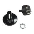 thumbnail image 3 of HQRP Rotary Switch with Knob 120V 8A 1-Pole 6-Way SP6T, 3 of 7