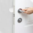 thumbnail image 3 of 12 piezas parachoques de puerta adhesivo tope de puerta protector de pared tapón de manija de puerta de pared pegatinas anticolisión puerta de gabinete almohadilla anticolisión suministro de baño, 3 of 6