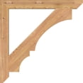 thumbnail image 3 of Ekena Millwork 3 1/2"W x 34"D x 34"H Balboa Slat Smooth Bracket, Western Red Cedar, 3 of 4