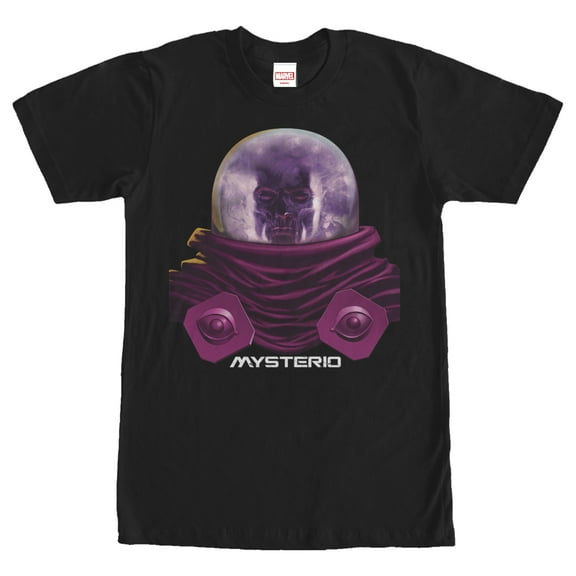 Men's Marvel Mysterio Profile Graphic Tee Black X Large