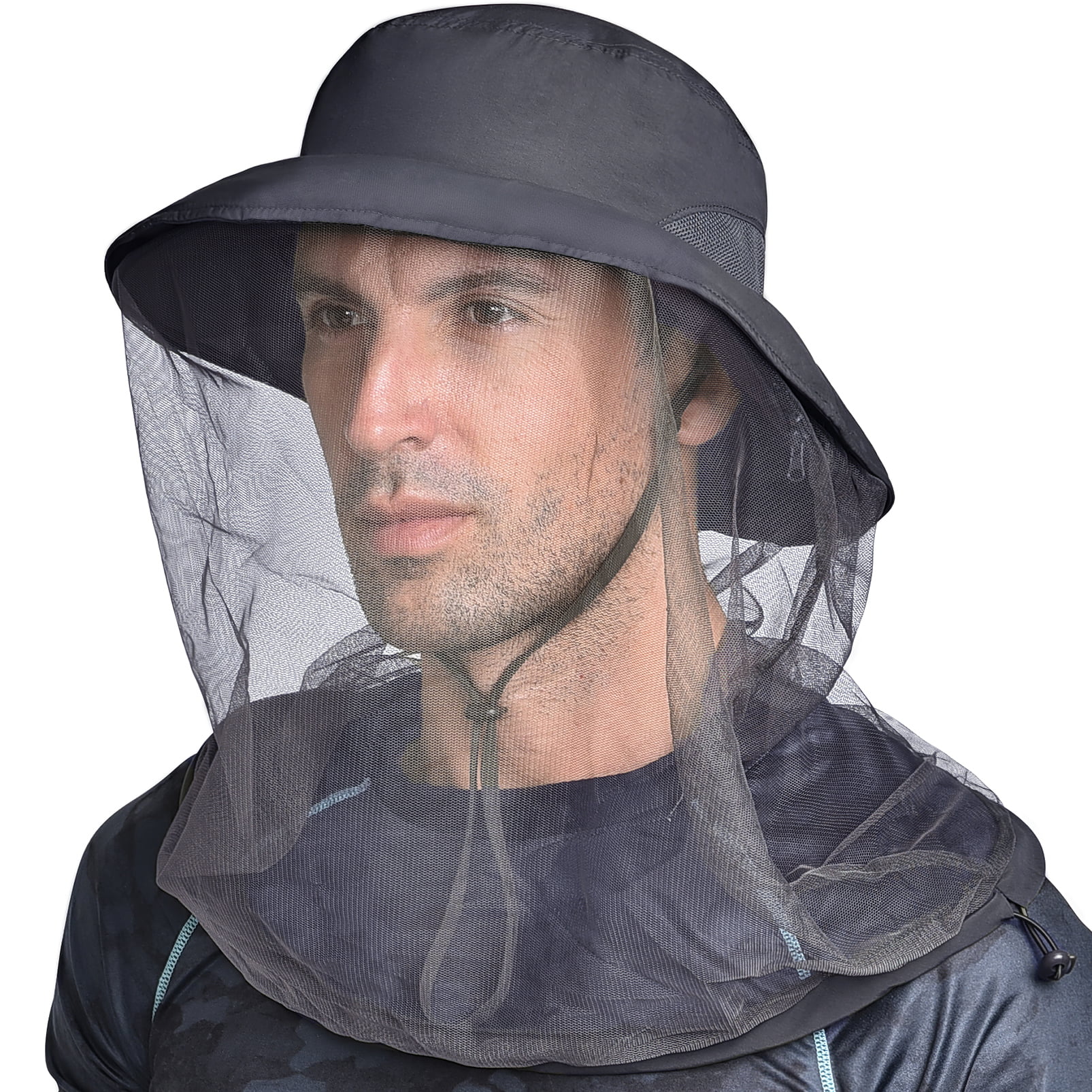 Outdoor 50 UPF-UV Full Sun Protection Cover Fishing Hiking Travel Floppy Hat Cap 