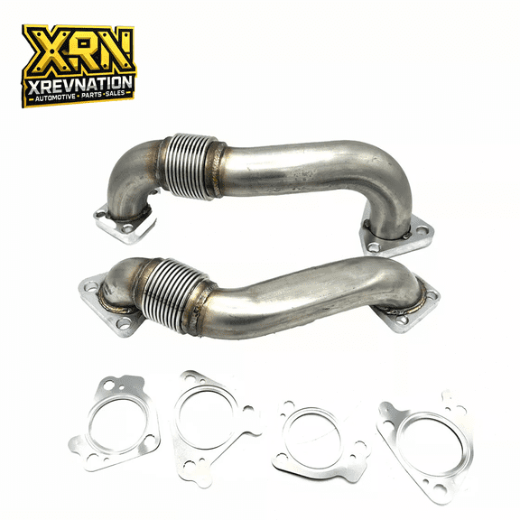Exhaust Passenger Side Up-pipe For 2001-2016 LB7 LLY LBZ LMM LML 6.6L Duramax