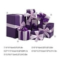 thumbnail image 3 of Vikakiooze Christmas Gifts Christmas Decorations Gift Boxes Gift Boxes Under The Christmas Tree Scene Decoration Props New Year Window Decorations Dtacked Head, 3 of 6
