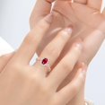thumbnail image 4 of Fashion Red Ring Alloy Ring Simple Style Finger Ring For Women Jewelry, 4 of 9