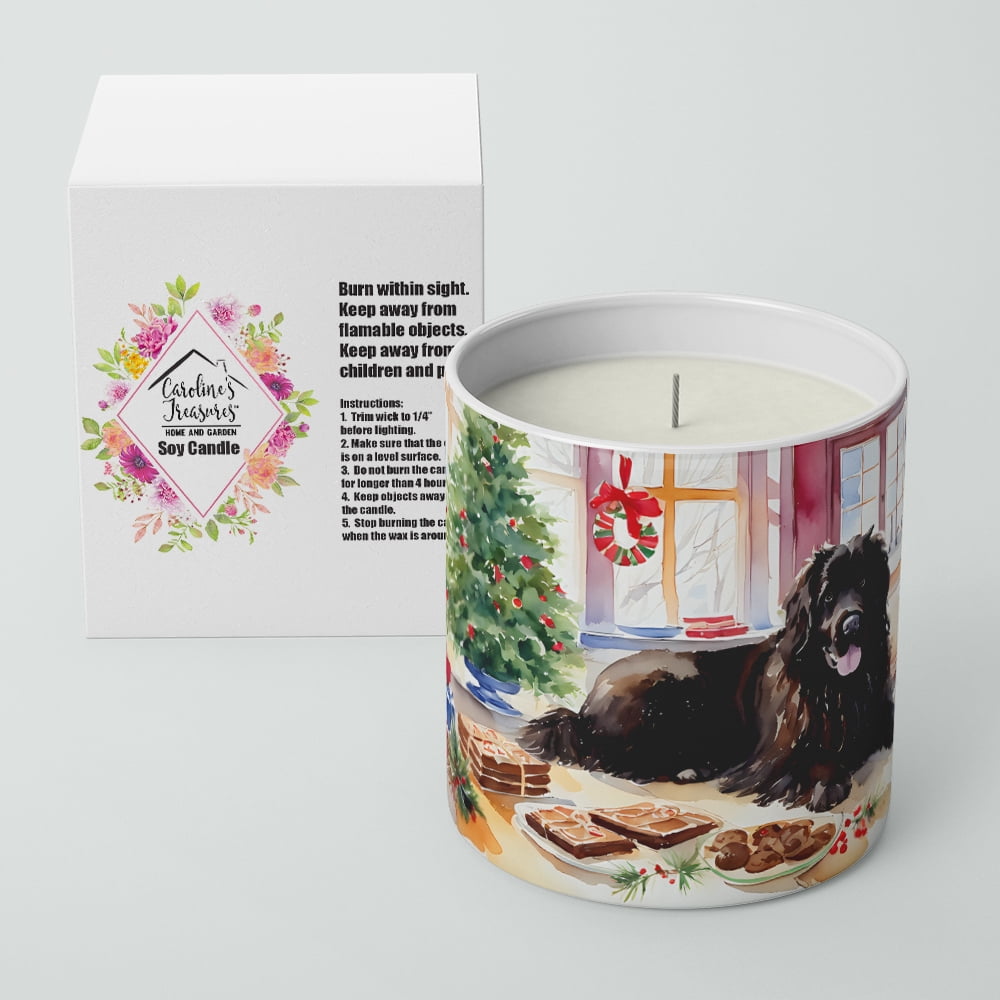 Newfoundland Christmas Cookies Decorative Soy Candle 3.25 in x 3.75 in