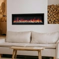 thumbnail image 3 of Pro Series Black Diamond Electric Fireplace, 50IN, 3 of 6