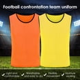 thumbnail image 2 of Chaleco de entrenamiento de fútbol transpirable para niños Chaleco de entrenamiento ligero y llamativo para entrenamiento deportivo grupal infantil, 2 of 5