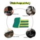 thumbnail image 5 of Juego de 10 esponjas - Paquete grande económico Esponjas para lavar platos de doble cara para cocina Lado de esponja para limpieza, lado verde para restregado de doble acción y ultra absorbente, 5 of 5