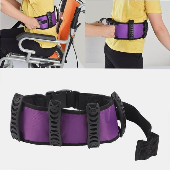 Transfer and Walking Gait Belt with Handles and Quick Release Clip Buckle , Patient Lift Belt Standing Assist Aid for Seniors, Elderly, Caregiver, Nurse, Physical Therapy