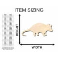 thumbnail image 2 of Unfinished Wood Possum Shape - Animal - Wildlife - Craft - up to 46" DIY 14" / 1/2", 2 of 3