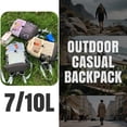 thumbnail image 6 of AUXDIQ Hiking Backpack 7L/10L Lightweight Backpack Travel Daypack for Women Men Purple, 6 of 6