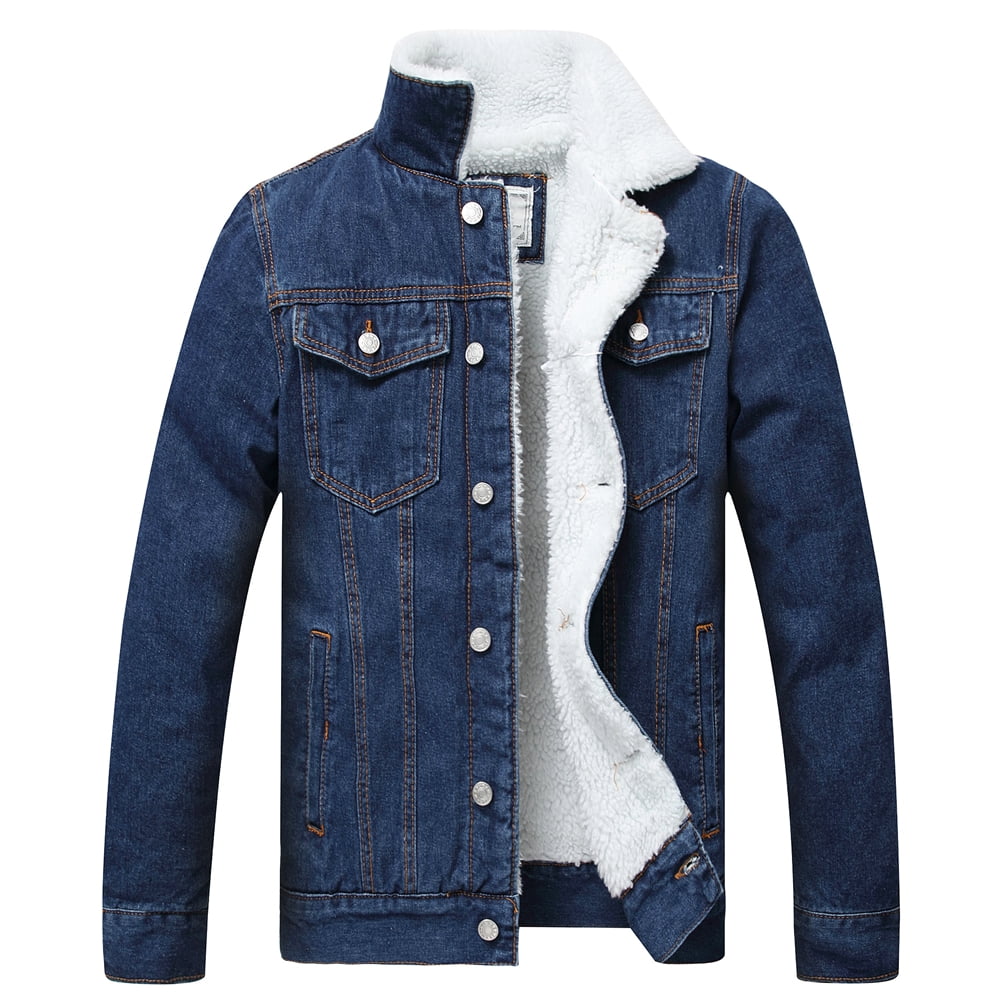 Sherpa Trucker Denim Jacket - Walmart 