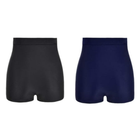 2-Pack Women Plus Size High Waist Bikini Bottoms Swim Briefs Beach Shorts Ruched Bottom plus Size Swimwear 24w Ladies Swimwear with Shorts Lane Swim Suits Bikini Shorts Swimsuit for Women Women
