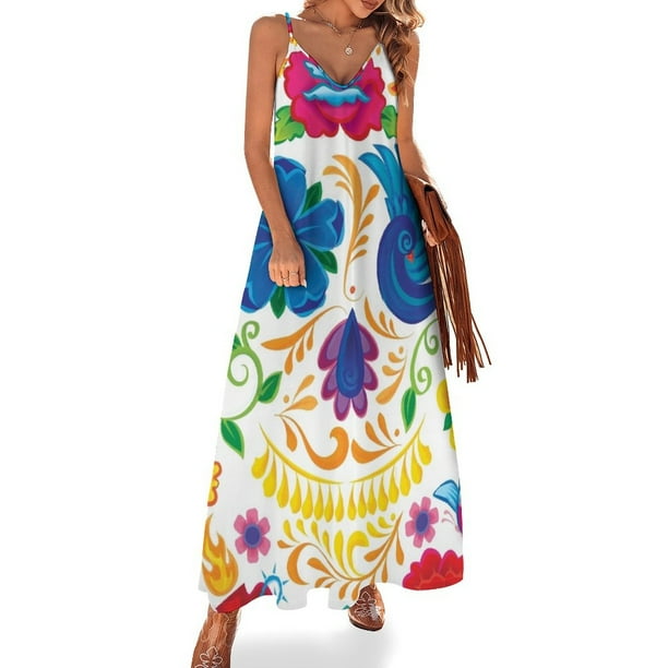 Nuevo vestido sin mangas del Día de los Muertos, vestido de invitada de boda, vestidos de verano , vestido de mujer