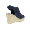 thumbnail image 2 of Kenneth Cole New York Womens Olivia Buckle Espadrille Wedge Sandals, 2 of 2
