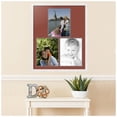 thumbnail image 2 of ArtToFrames Collage Photo Picture Frame with 3 - 11x14 Openings, Framed in White with Cognac and Black Mats (CDM-3966-82), 2 of 8