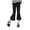 Z_Black, variant on Loopsun Toddler Girls Leggings, Toddler Boys Girls Cotton High Waist Stretch Knit Solid Plus Keep Warm Casual Leggings Pants Navy
