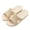A-Beige94, variant on Yuanlong Women's Shower Shoes Single Band EVA Open Toe Slide Slippers Non Lightweight Indoor Bathroom Casual House Slippers