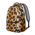thumbnail image 2 of Leopard Print Backpack for School,Cute School Bag,Schoolbag with Adjustable Shoulder Straps & Padded Back,15.3"x11"x7.1"., 2 of 6