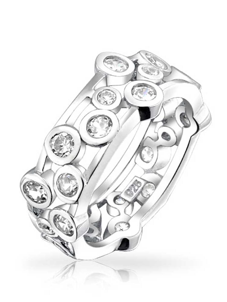 Princess Kylie 925 Sterling Silver Five Wired Ring