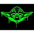 thumbnail image 2 of Men's Star Wars: A New Hope Halloween Dripping Jedi Master Yoda Pull Over Hoodie Black Small, 2 of 4