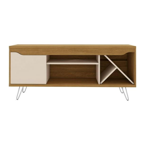 Manhattan Comfort Baxter Mid Century/Modern TV Stand with Wine Rack