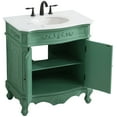 thumbnail image 2 of Elegant Kitchen and Bath 32 inch Single Bathroom vanity in vintage mint, 2 of 7