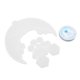 thumbnail image 2 of Pendant Casting Mold, Flower Shaped High Elastic String Silicone Pendant Making Mold  For Art Crafts ANGGREK Silicone Flower Pendant Mold, 2 of 8