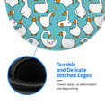 thumbnail image 5 of Disketp Cartoon Funny Goose Small Mouse Pad 7.9x7.9 Inches,Washable Round Mousepad For Office Laptop Computer,Non-Slip Rubber Base Mouse Pads For Wireless Mouse, 5 of 8