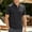 Black, variant on Men's Quater Zip Performance Shirt - Ultra Soft Tech Pullover UPF 50+ Breathable Short Sleeve Mock Neck Top Size M-4XL Black