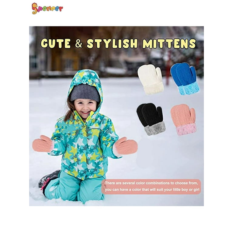 Baby gloves 2024 with string