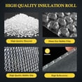 thumbnail image 2 of HWZWT Inch Aluminum Foil Bubble Insulation Foam Window Insulation Kit Radiant Barrier ft Summer Insulation Windows 23, 2 of 5