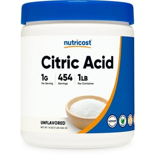 Citric Acid Powder 8 oz. 100% Pure Food Grade, Kosher, NON-GMO, For  Cooking, Baking, Cleaning, Bath Bomb and Soap Making. 