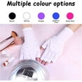 thumbnail image 5 of UV Glove for Gel Nail Lamp Professional Gel Manicures Gloves Fingerless Anti UV Glove Protect Hands from Nail Dryer, 5 of 5