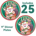 thumbnail image 2 of Christmas Paper Plates | 25 9" Holiday Paper Plates | Disposable Paper Plates |, 2 of 5