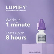 Lumify Eye Drops for Redness Relief and Whiter and Brighter Looking Eyes, .08 fl oz (2.5 ml)