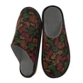 thumbnail image 2 of IAUYY Memory Foam House Slippers Suitable for Both Men and Women. Comfortable, Anti-Slip Plush Flat-Bottomed Slippers The Best Holiday Gift The Colors Of Rastafarianism, 2 of 9