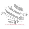 thumbnail image 3 of Left Side Front Bumper Fog Lamp Trim Panel Frame 51118074259 For BMW, 3 of 5