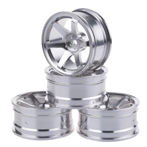 4* Roues de Voiture RC 1/10 Jantes de Moyeu pour Tamiya TT-01 TT02 pour Sakura pour HSP pour HPI