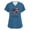 Royal Blue, variant on Youpwaven 250 Anniversary USA Women's Scrub Top, Patriotic We the People Nursing Uniform, 250th Anniversary V-Neck Workwear with Pockets, Freedom Celebration Shirt