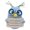 Blue, variant on Desktop Decoration 2025 Crochet Emotional Support Owl Gift Positive Energy Doll Fun Handmade Cute Owl Doll Knitted