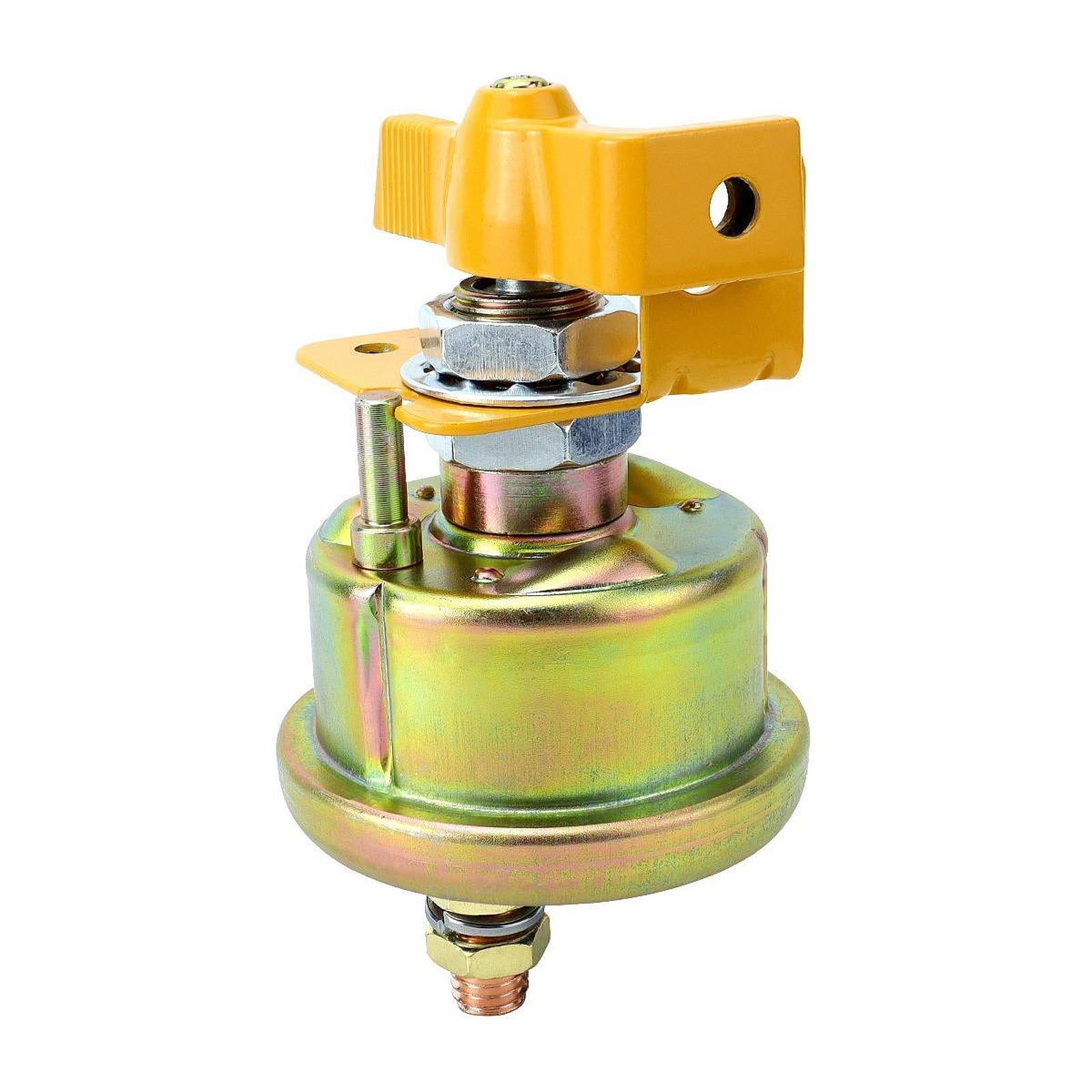 Zxpjkyu Generic Battery Disconnect Switch, Battery Power Cut Off Isolator Killer Switch,
