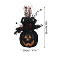 thumbnail image 2 of Indoor Halloween Table Decorations 14 X 12 Inch Black Jack O Lantern Arrangement Spooky Halloween Decor for Home Party Centerpiece 1 Count, 2 of 6