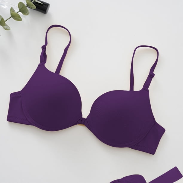 ManxiVoo Front Closure Comfort Bra for Women Seamless Support