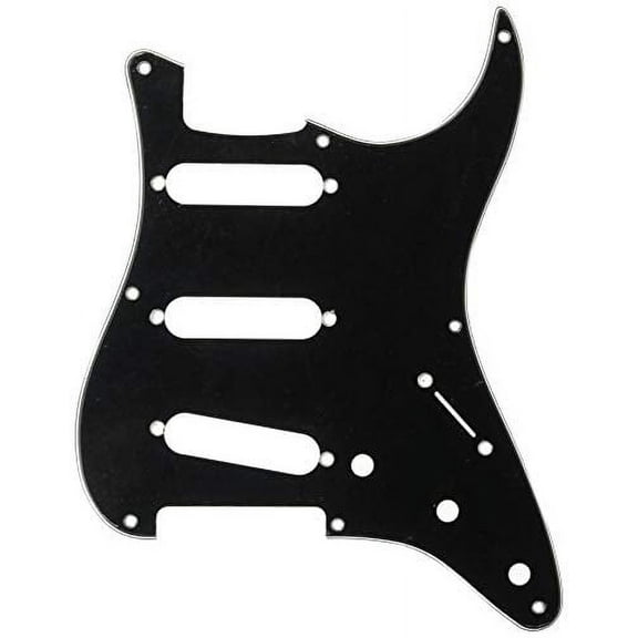 Fender Vintage-Style Pickguard, '57 Stratocaster, 8-Hole - Black 3-Ply