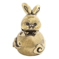 thumbnail image 4 of Estatua de conejo de latón, colección de figuritas de conejo, obra de arte, artesanía fina, linda escultura de animal, adorno de escritorio para, 4 of 9