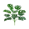 thumbnail image 2 of Gwong Decoración hogareña Artificial 12 Head Múltiples agujeros Monstera Deliciosa Plantas Verdes Decoración para el hogar Gwong 21032563, 2 of 6