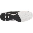 thumbnail image 4 of Under Armour Leadoff Mid Rubber Molded Baseball Cleat Shoes Black, 4 of 7